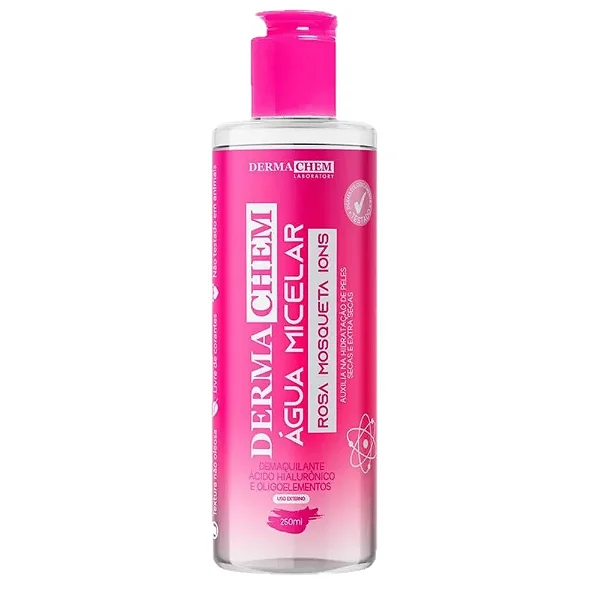 AGUA MICELAR ROSA MOSQUETA OIL FREE DERMACHEM 250ML