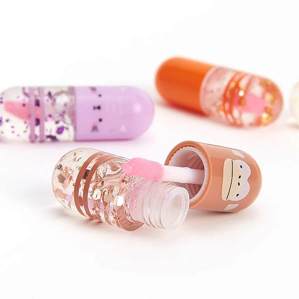 Lip Gloss Labial Mundo Animal Infantil Juvenil 4,3ml - Vivai
