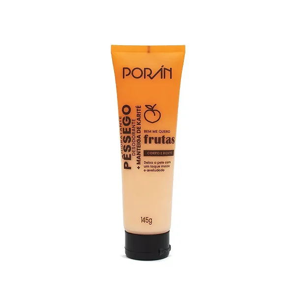 Hidratante Corpo E Rosto Pêssego Poran 145g