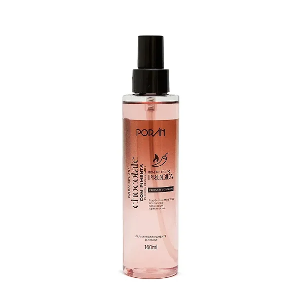 Body Splash Chocolate Com Pimenta 160ml Porán