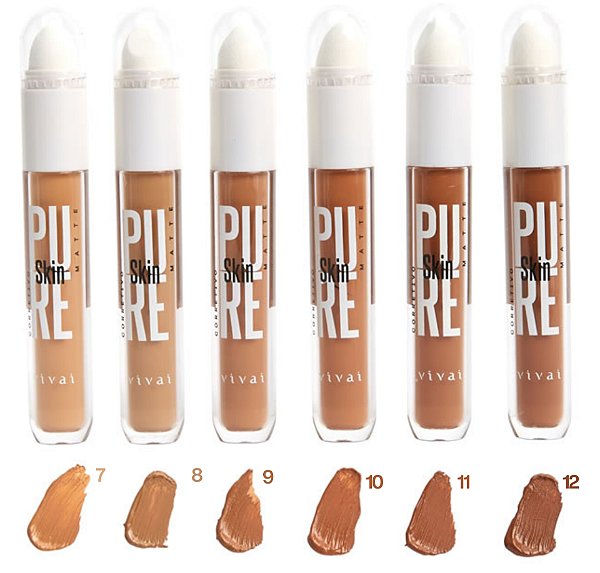 Corretivo Líquido Matte Pure Skin 5,5g - Vivai