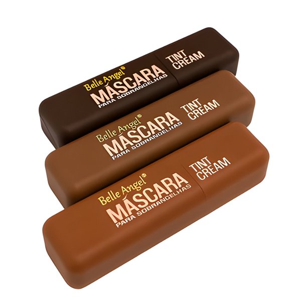 Máscara Com Cerdas Para Sobrancelhas Tint Cream Belle Angel