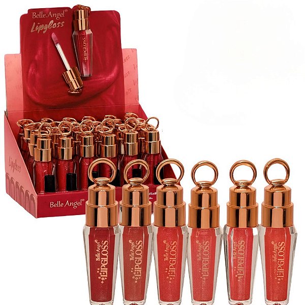 Lip Gloss Com Brilho + Efeito Espelhado Belle Angel