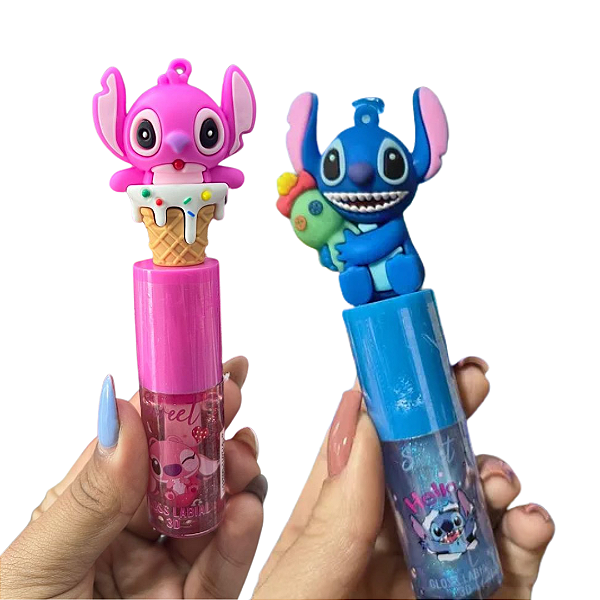 LIP GLOSS LABIAL BRILHO 3D STITCH ANGEL SWEET