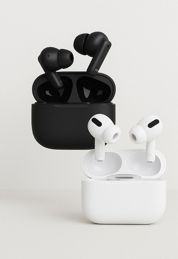 FONE DE OUVIDO BLUETOOTH RECARREGÁVEL ESTOJO PREMIUM