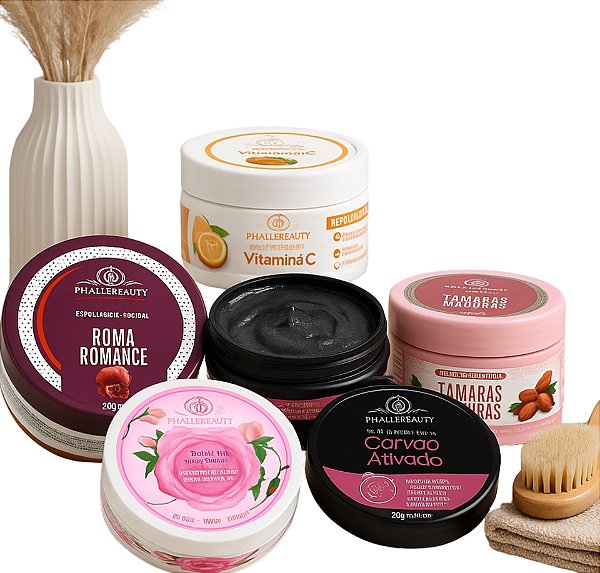 Esfoliante Corporal 3 em 1 Vegano Phallebeauty