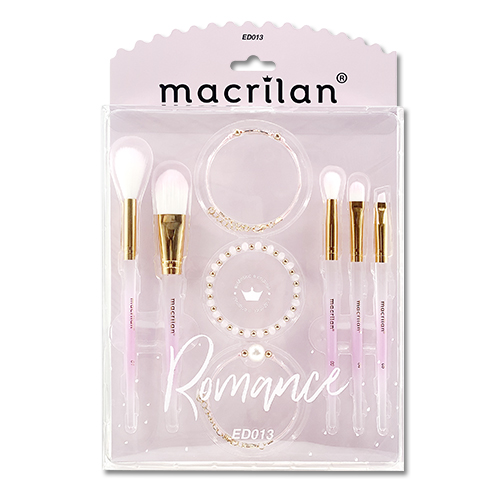 KIT ROMANCE COM 5 PINCEIS E 3 PULSEIRAS MACRILAN