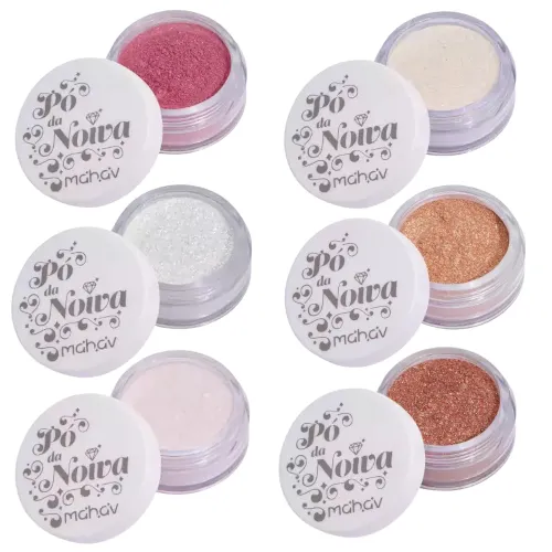 ILUMINADOR EM PÓ SOLTO - LINHA PÓ DA NOIVA MAHAV