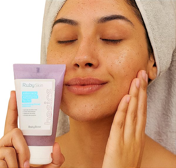 Sabonete Esfoliante Facial Ruby Skin - Ruby Rose