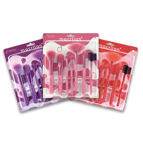 KIT KP9-5 COM 7 PINCÉIS PARA MAQUIAGEM