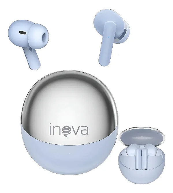 FONE DE OUVIDO IN-EAR BLUETOOTH 5.4 TWS SEM FIO INOVA FON-13013