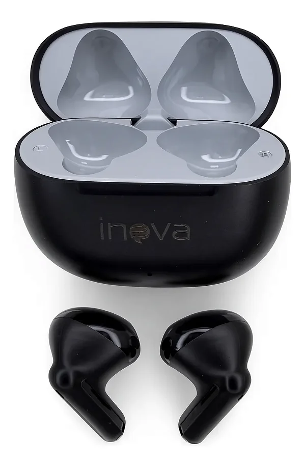 FONE BLUETOOTH INOVA TWS FON-13082 ATÉ 4H DE MÚSICA