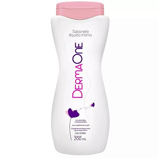 Derma One Sabonete Íntimo Com Ácido Lático 1 Unidade de 200ml