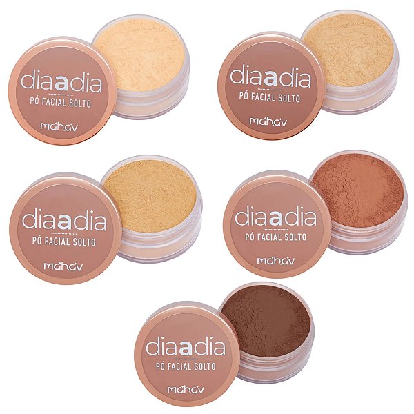 PÓ FACIAL SOLTO DIA A DIA MAHAV ACABAMENTO MATTE FINO MAHAV