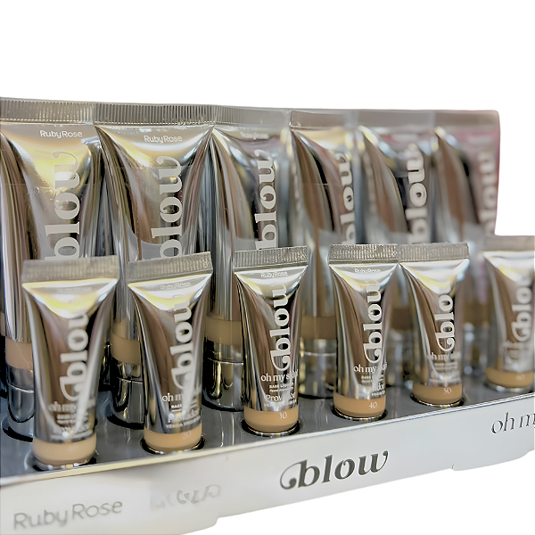 BASE LÍQUIDA OH MY SKIN! BLOW RUBY ROSE ACABAMENTO GLOW