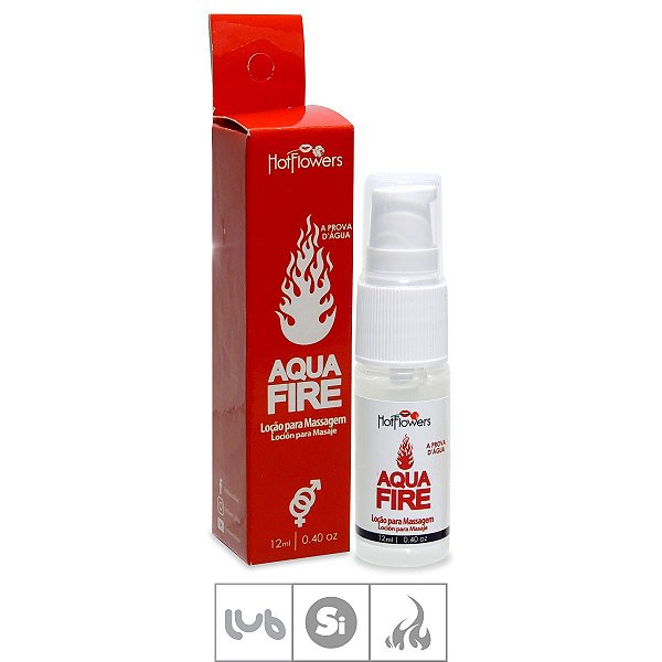 Aqua Fire Loção Lubrificante á Prova D' Agua 12ml HotFlowers