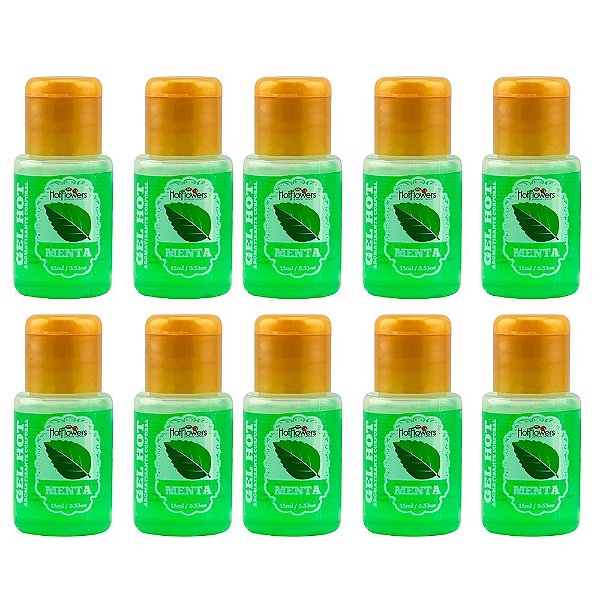 Gel Aromatizante Menta 12ml - Kit 10UN