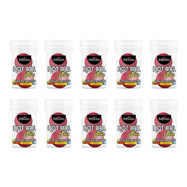 Hot Ball Plus - Esquenta e Esfria Hot Flowers- Kit 10UN