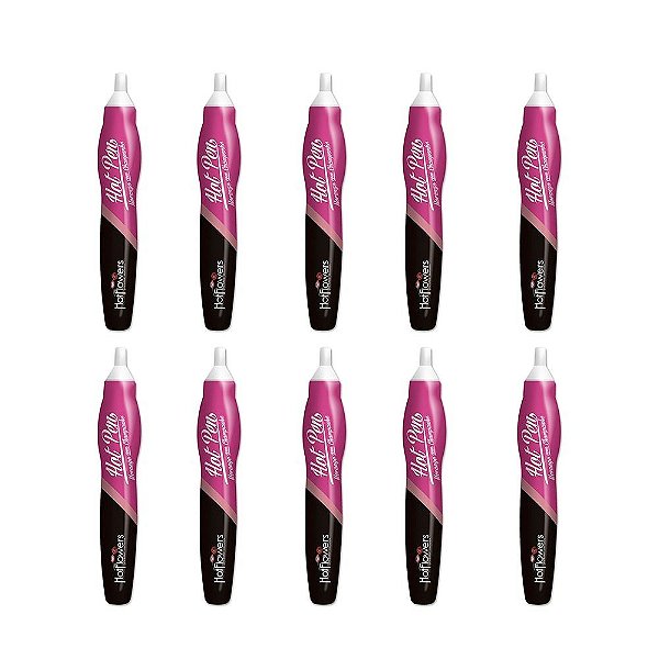 Hot Pen Morango com Champanhe 35g - Kit 10UN