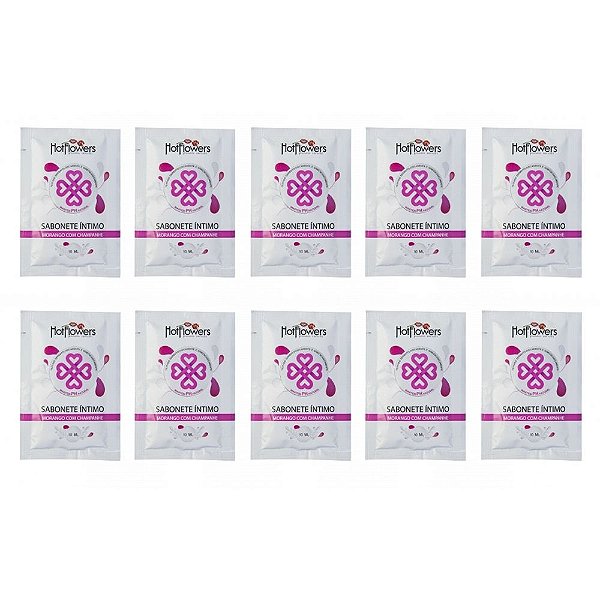 Sabonete Intimo Morango com Champanhe sache - Kit c/100 Und