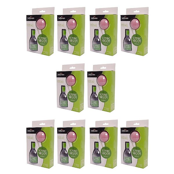 kit Sempre Virgem Alecrim Adstringente Líquido 50ml Acompanha Aplicador Hot Flowers -Kit 10UN