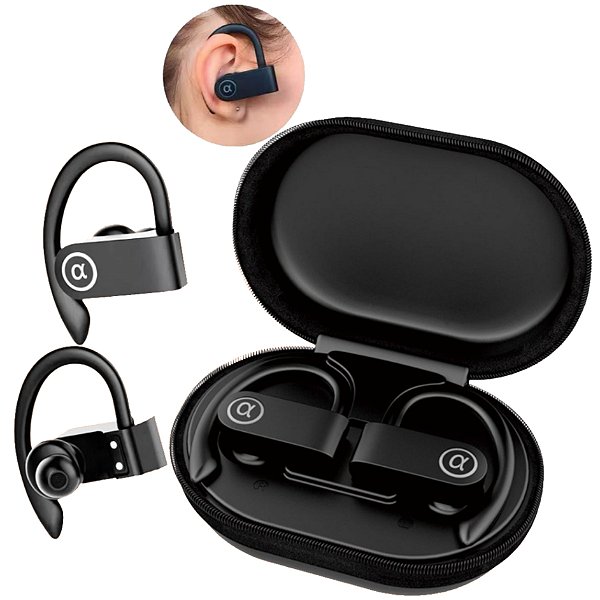Fone De Ouvido Sem Fio Bluetooth Corrida Treinos Esportes