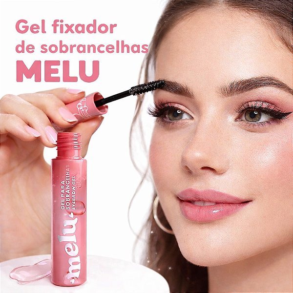 GEL FIXADOR PARA SOBRANCELHAS INCOLOR MELU MODELA RUBY ROSE