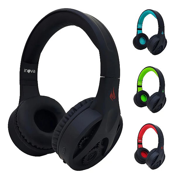 FONE BLUETOOTH INOVA ON-EAR POTENTE SEM FIO ANTIRUÍDO Pure Clean Sound
