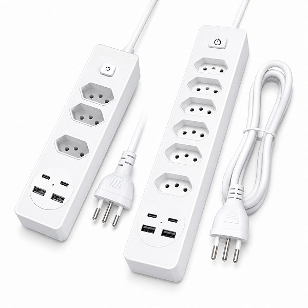 TOMADA DE ALIMENTAÇÃO INOVA 12W PORTA USB-C ANTI ESTÁTICA