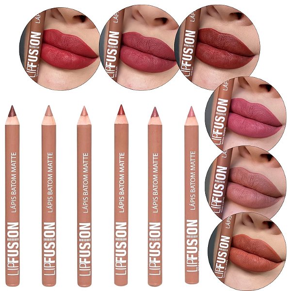 LÁPIS BATOM MATTE LIP FUSION MAHAV DIA A DIA INTENSO VELVET