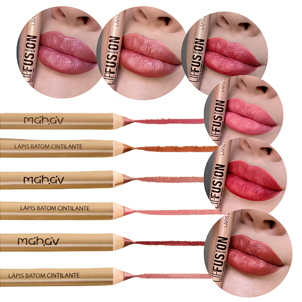 LÁPIS BATOM LIP FUSION CINTILANTE DIA A DIA MAHAV