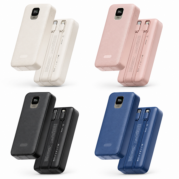 POWER BANK BASIKE 20000MAH 22.5W CARGA TURBO USB-C LIGHTNING