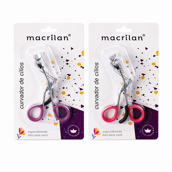 CURVADOR DE CÍLIOS MACRILAN OLHAR MARCANTE E DEFINIDO CX-01