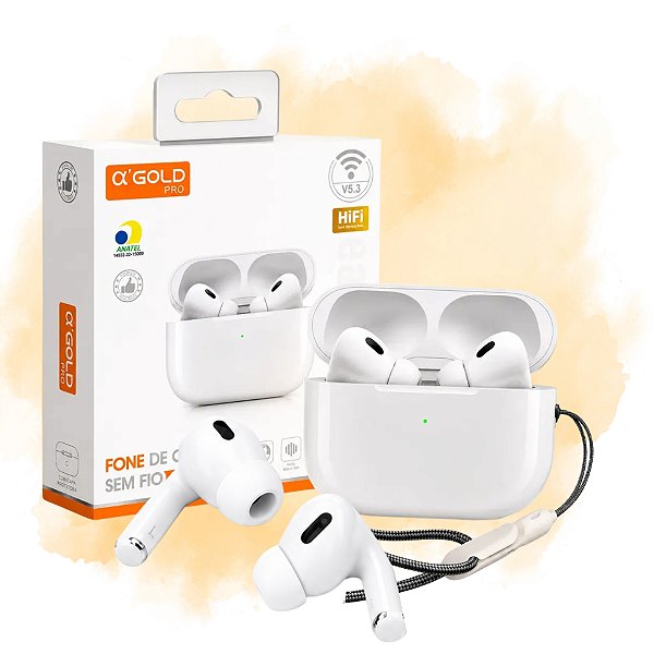 FONE BLUETOOTH A GOLD SENSOR TOUCH 5.4 SEM RUÍDO IPX4 + ALÇA