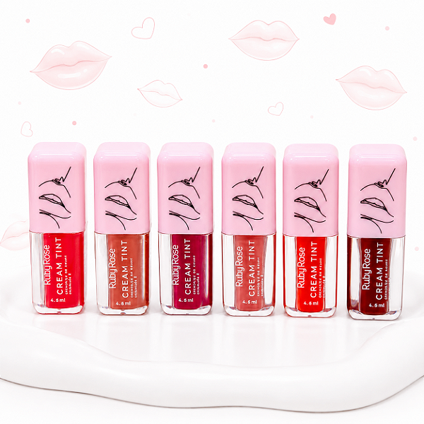 BLUSH BATOM E SOMBRA MATTE 3 EM 1 CREAM TINT RUBY ROSE