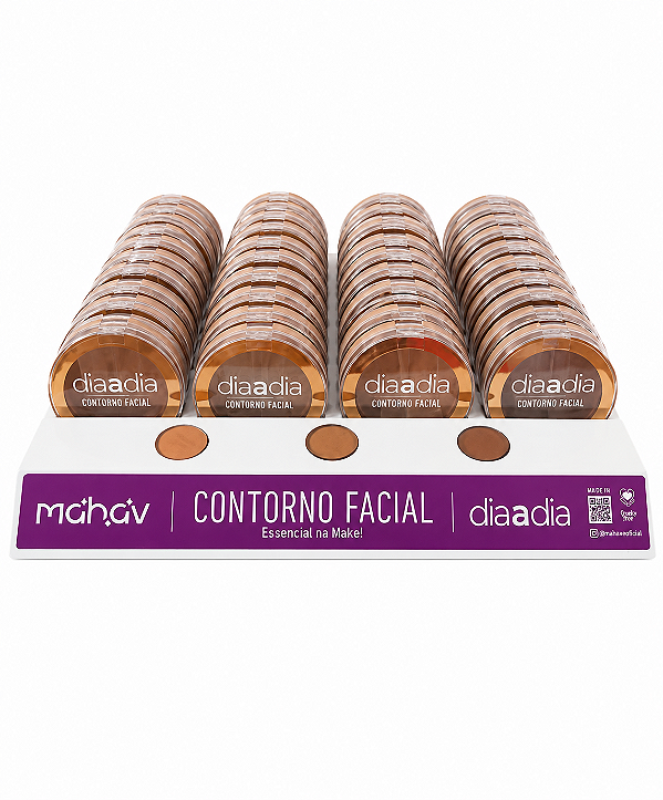BOX CONTORNO FACIAL COMPACTO  DIA A DIA  MAHAV 36 UNID.
