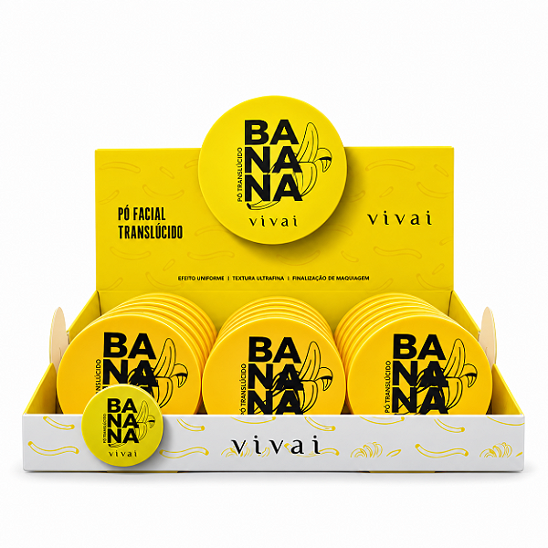 BOX PÓ BANANA STAR GLOW VIVAI 18 UNID.