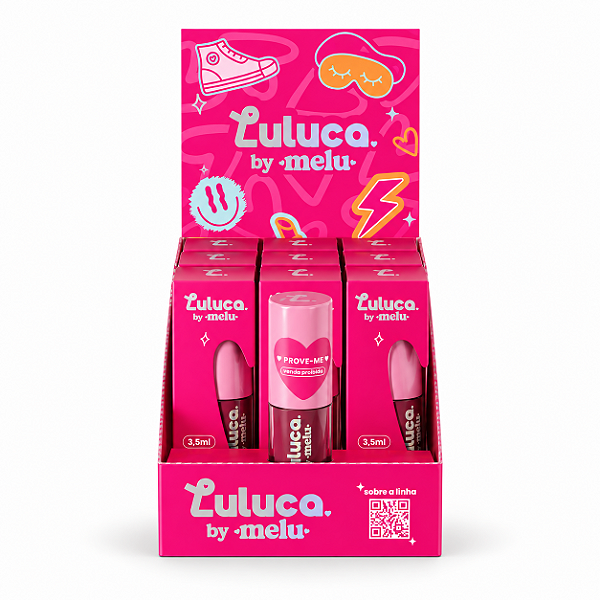 BOX BLUSH BATOM E SOMBRA CREMOSO 3x1 BADDIE LULUCA BY MELU RUBY ROSE 12 UNID.
