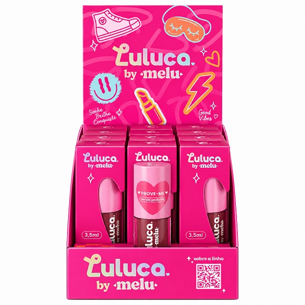 BOX BLUSH BATOM E SOMBRA CREMOSO 3x1 SAVAGE LULUCA BY MELU RUBY ROSE 12 UNID.