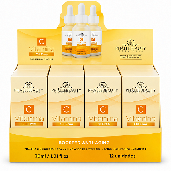 BOX SÉRUM VITAMINA C PHÁLLEBEAUTY 12 UNID.