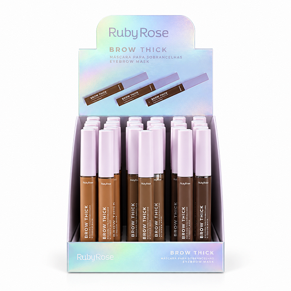 BOX BROW THICK MÁSCARA SOBRANCELHAS RUBY ROSE 36 UNID.