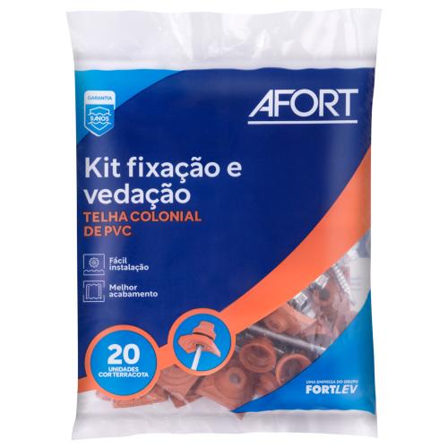 KIT VEDAÇÃO COLONIAL - CERAMICA COM PARFUSO / 20 und. - AFORT