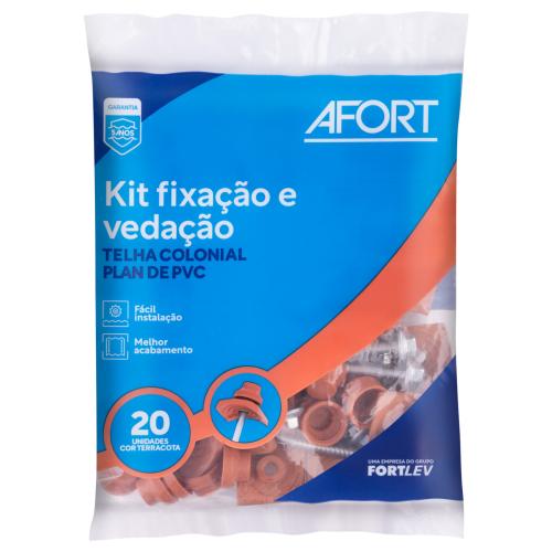 KIT VEDAÇÃO PLAN- CERAMICA COM PARAFUSO / 20 und. - AFORT