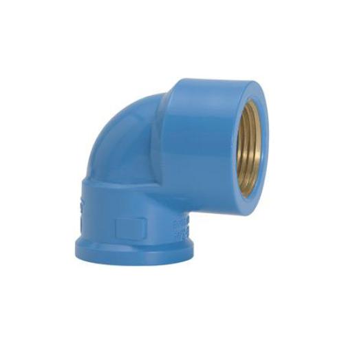 JOELHO 90° REDUÇÃO AZUL - BUCHA/LATÃO - 25mm X 1/2'' - AMANCO