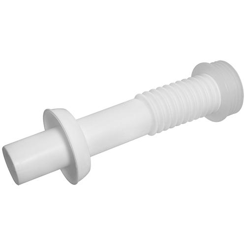 TUBO LIGAÇÃO FLEXÍVEL PVC - BRANCO - 25CM - ASTRA