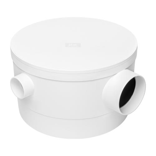 CAIXA GORDURA S/CESTO REDONDA -2575- BRANCA 25X15CM 6,7L C/ RETENÇEÃO 2,6L HERC