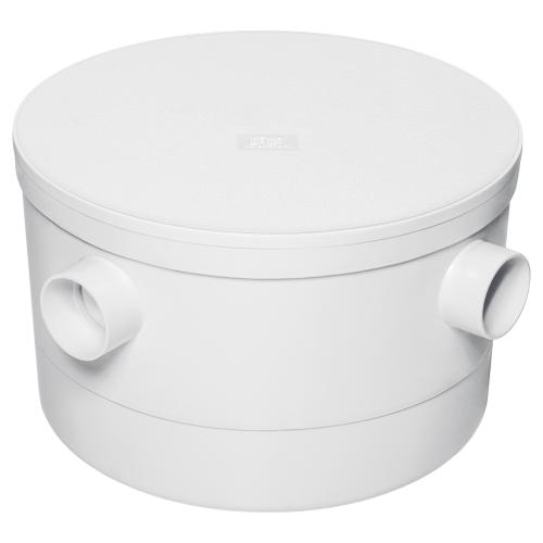 CAIXA GORDURA S/CESTO REDONDA -2550 - BRANCA 25X15CM 6,7L C/ RETENÇEÃO 2,6L HERC