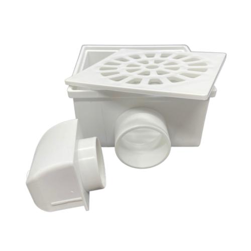 RALO SIFONADO QUADRADO BRANCO - Nº20 - 100x52x40 - AMANCO