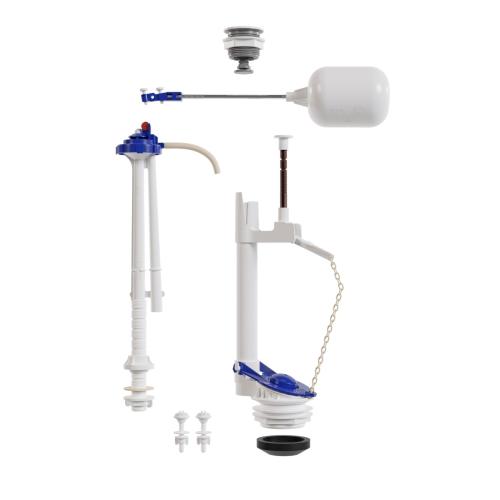 KIT COMPLETO Cx. ACOPLADA ACIONAMENTO SUPERIOR BRANCO - MU/SP - ASTRA