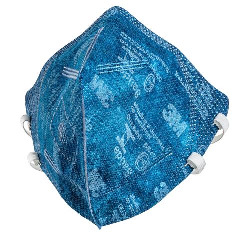 MÁSCARA DOBRÁVEL AZUL PFF2 - S/ VÁLVULA 9820 - 3M DO BRASIL